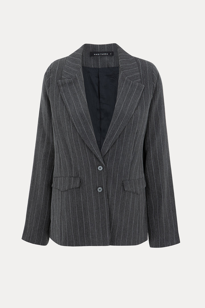 ALICIA  CLASIC DARK GRAY JACKET
