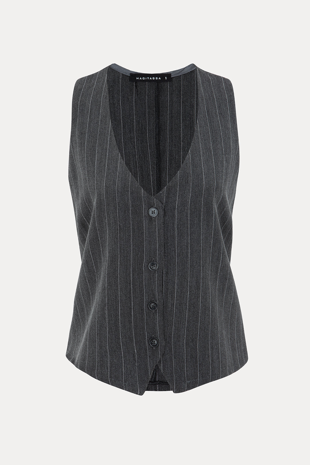 ALICIA DARK GRAY CLASSIC VEST