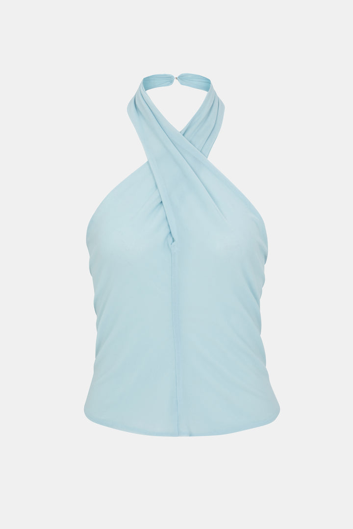 VIRGINIA LIGHT BLUE TOP