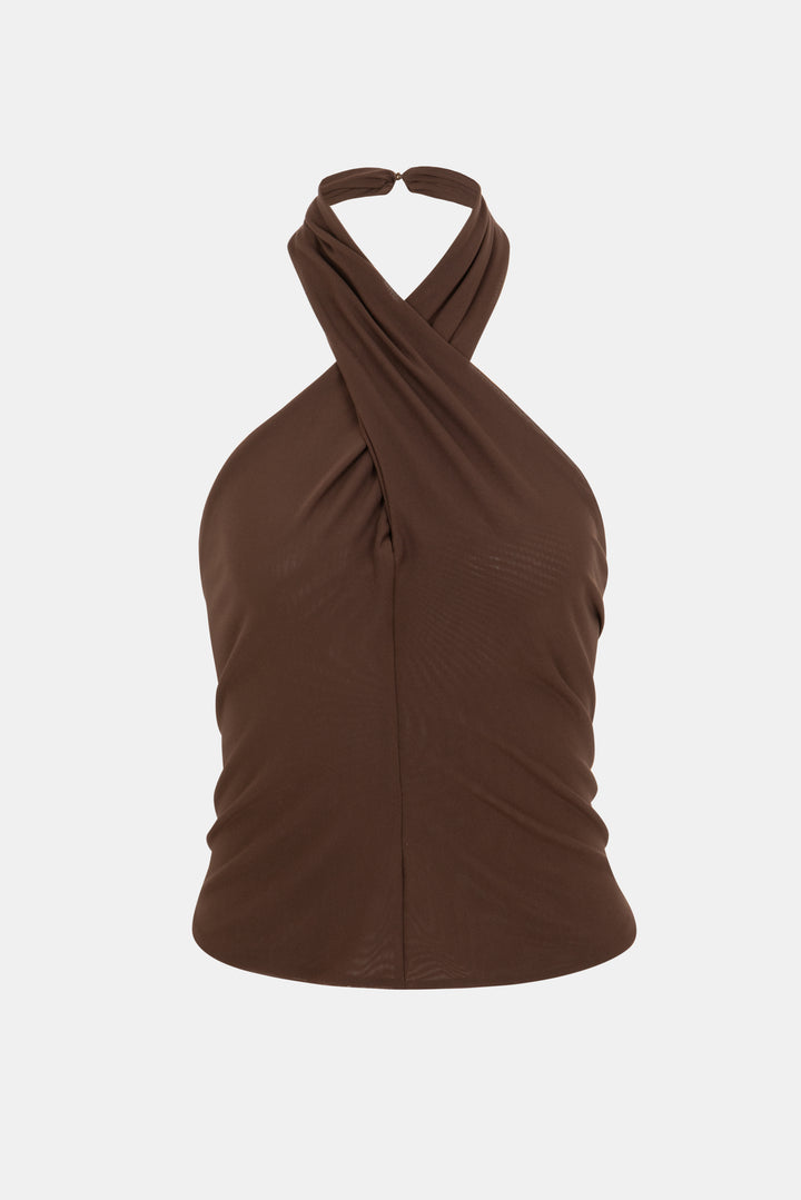 VIRGINIA BROWN TOP