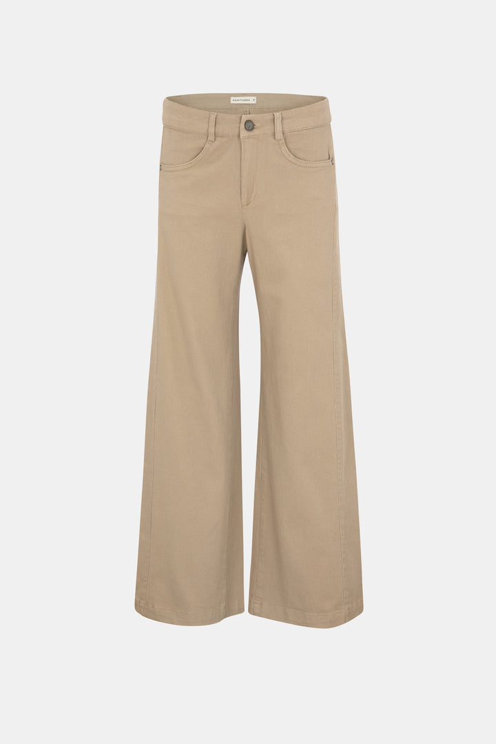 JODIE DRIL MOCHA PANTS