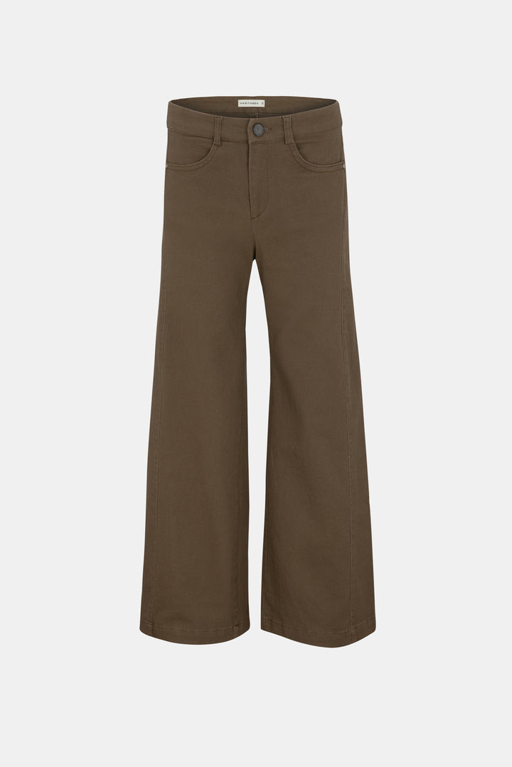 JODIE DRIL BROWN PANTS