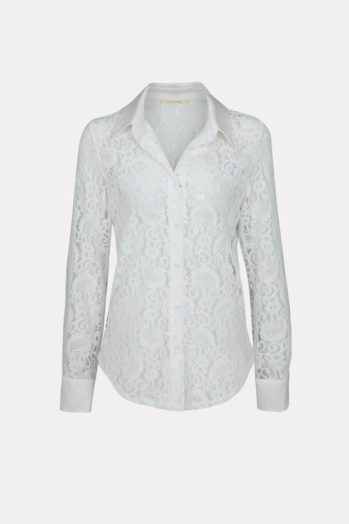 JULIE LACE WHITE SHIRT