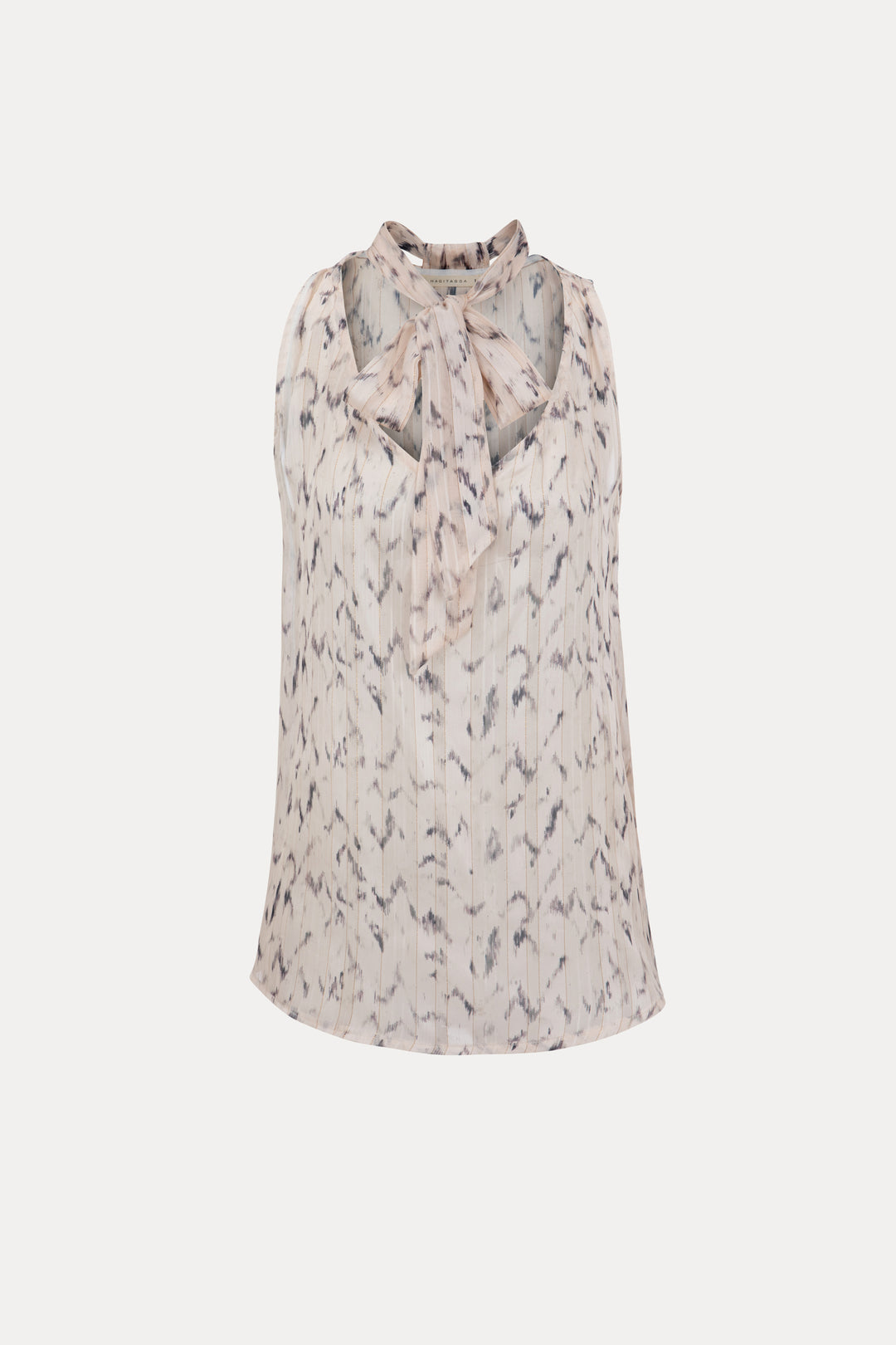 GRETA PRINTED GRAY  TOP