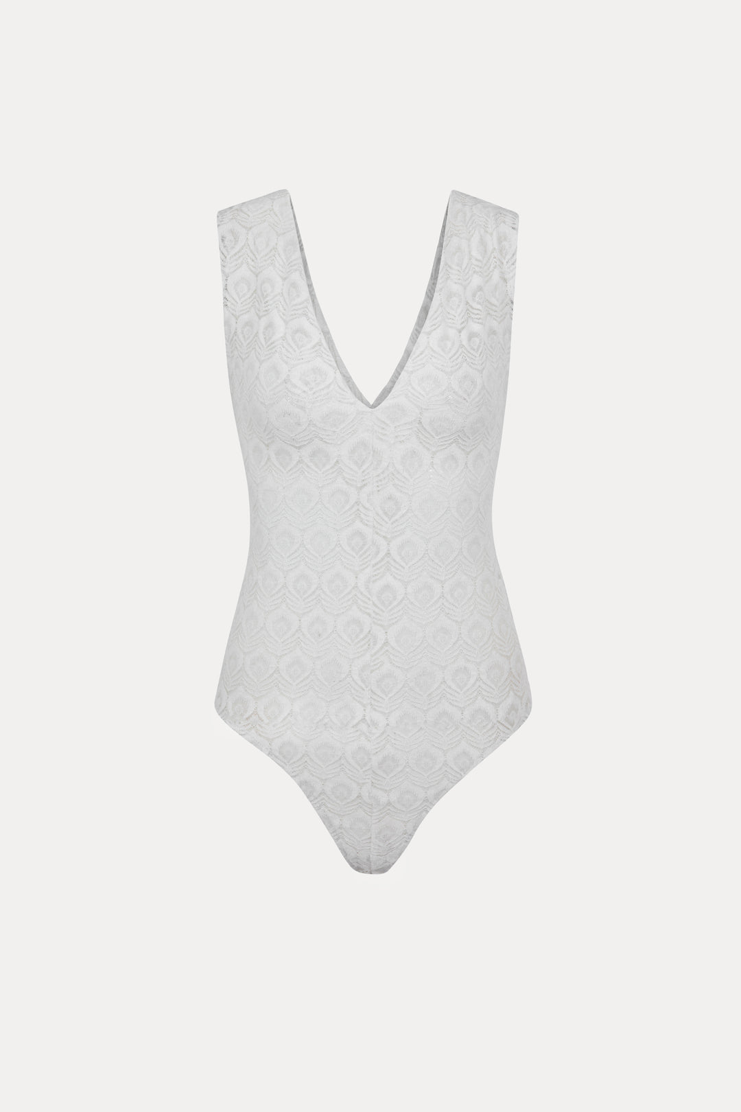 BRITNEY LEOTARD WHITE