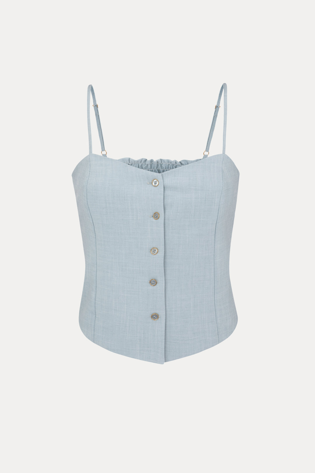 OR  LIGHT BLUE TOP