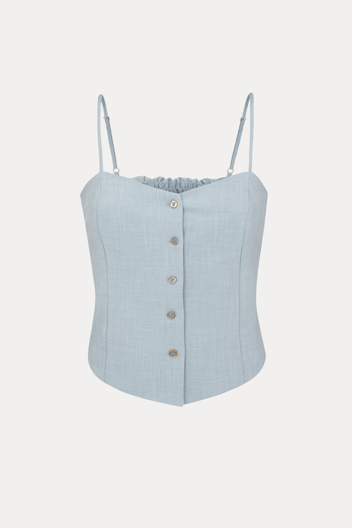 OR  LIGHT BLUE TOP