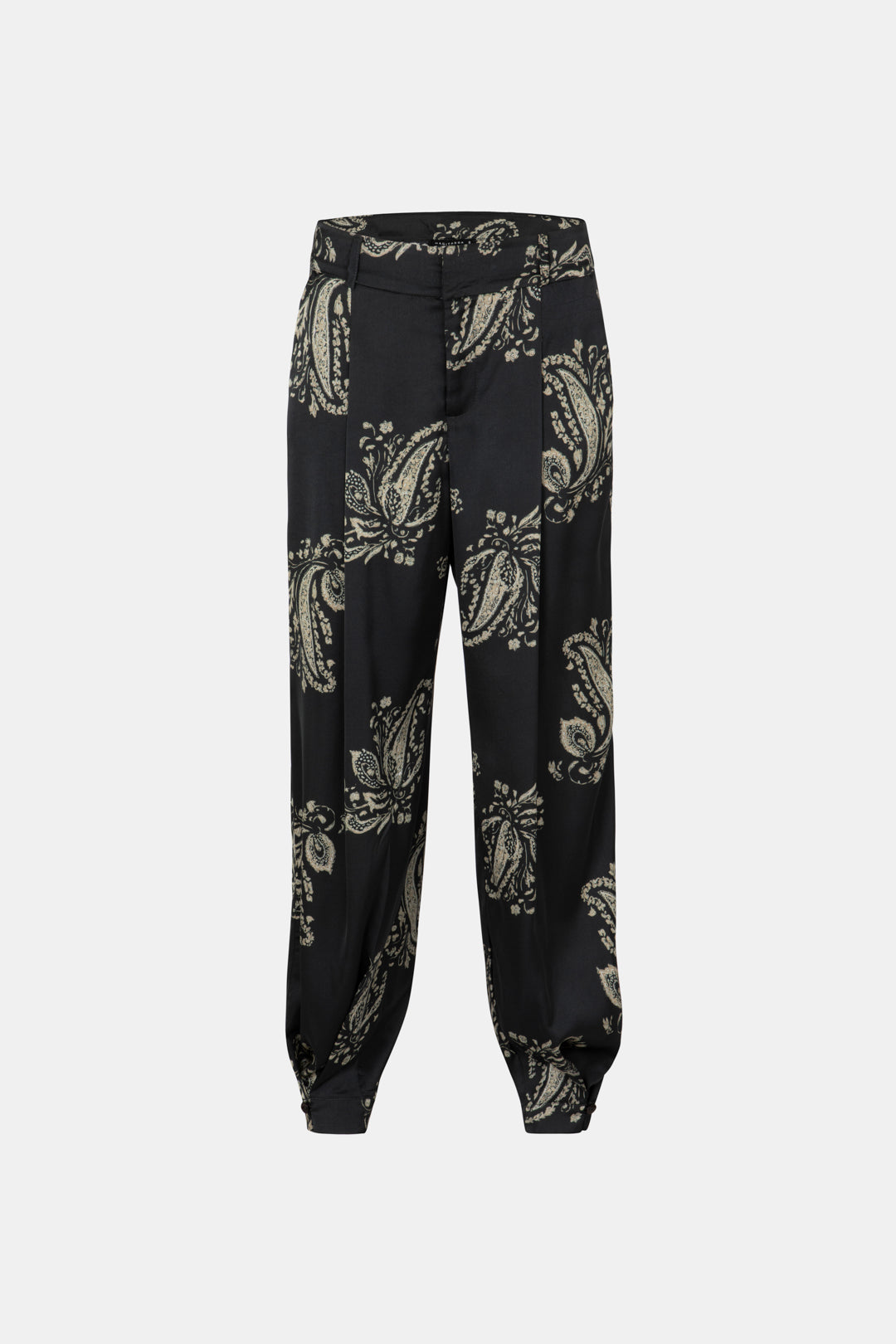 HANNAH BARREL BLACK PANTS