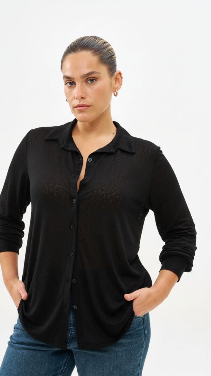 CLAUDIA BLACK SHIRT