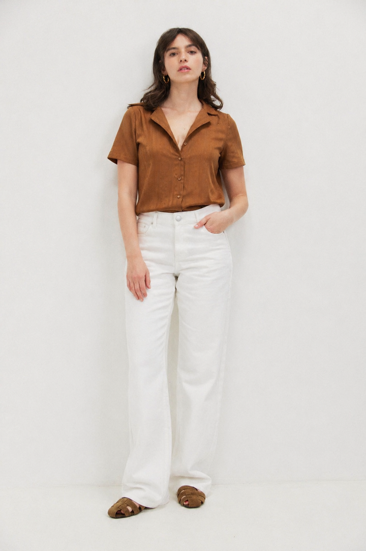 MILLIE BROWN SHIRT