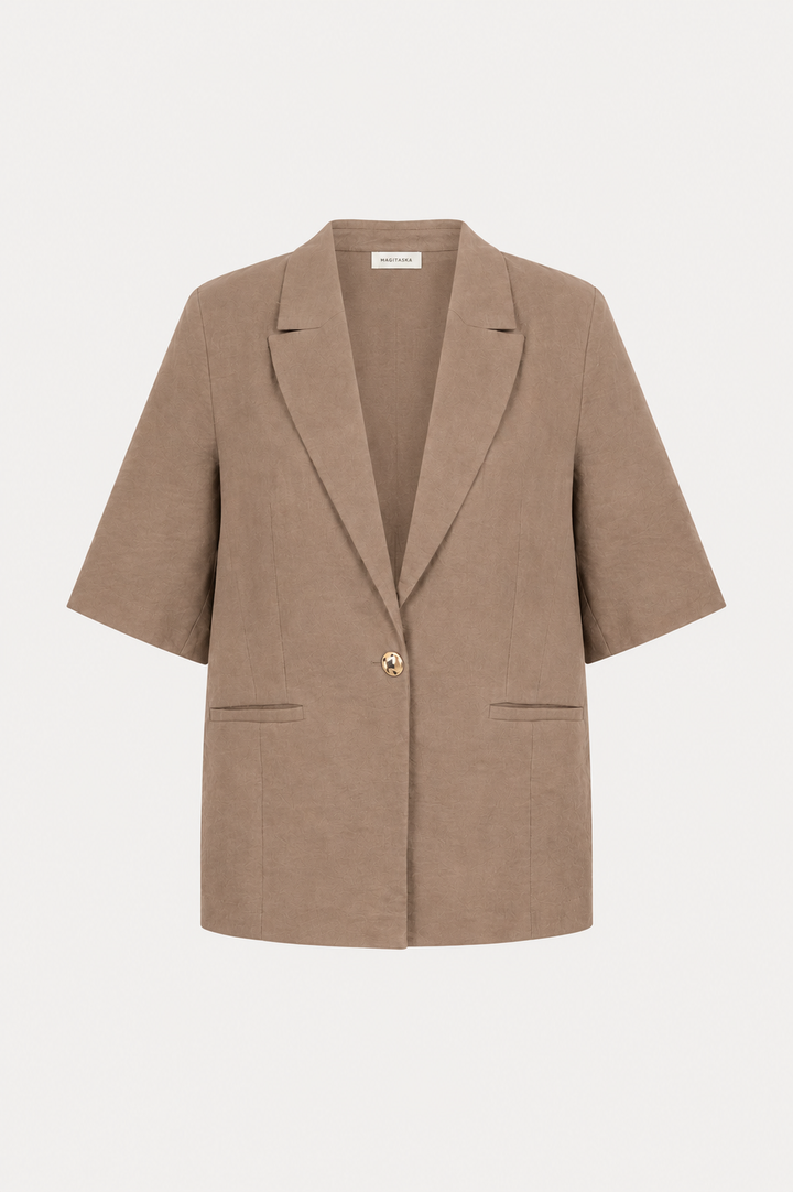 JUNE SHORT MOCHA JACKET