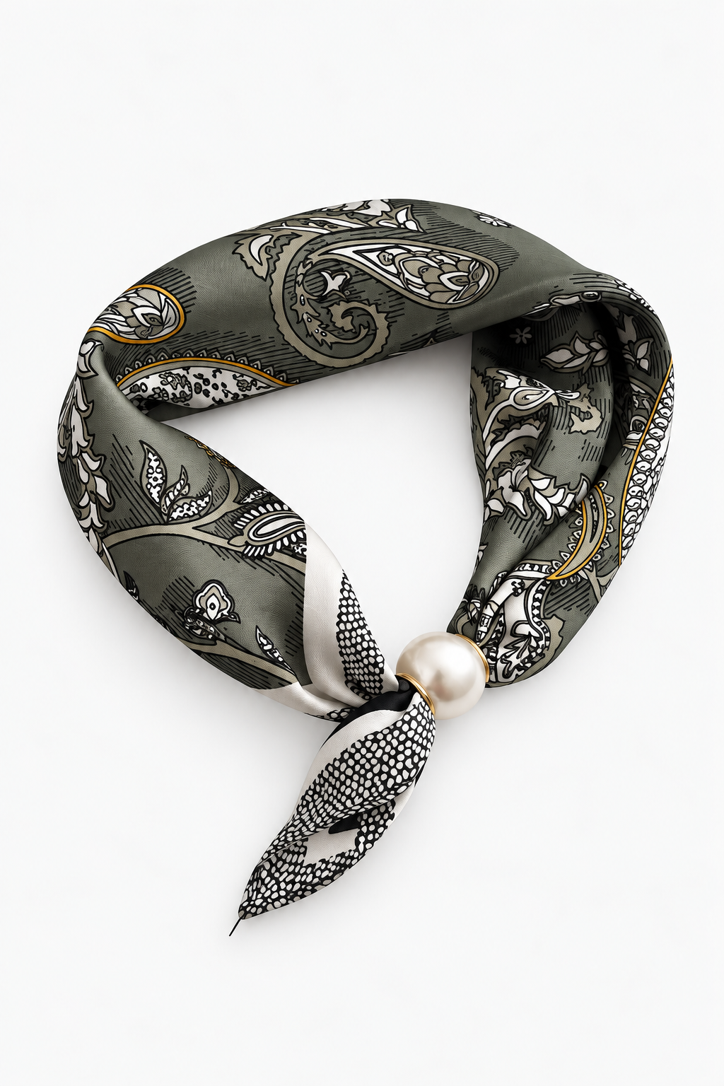 OLIVE PEARL SCARF