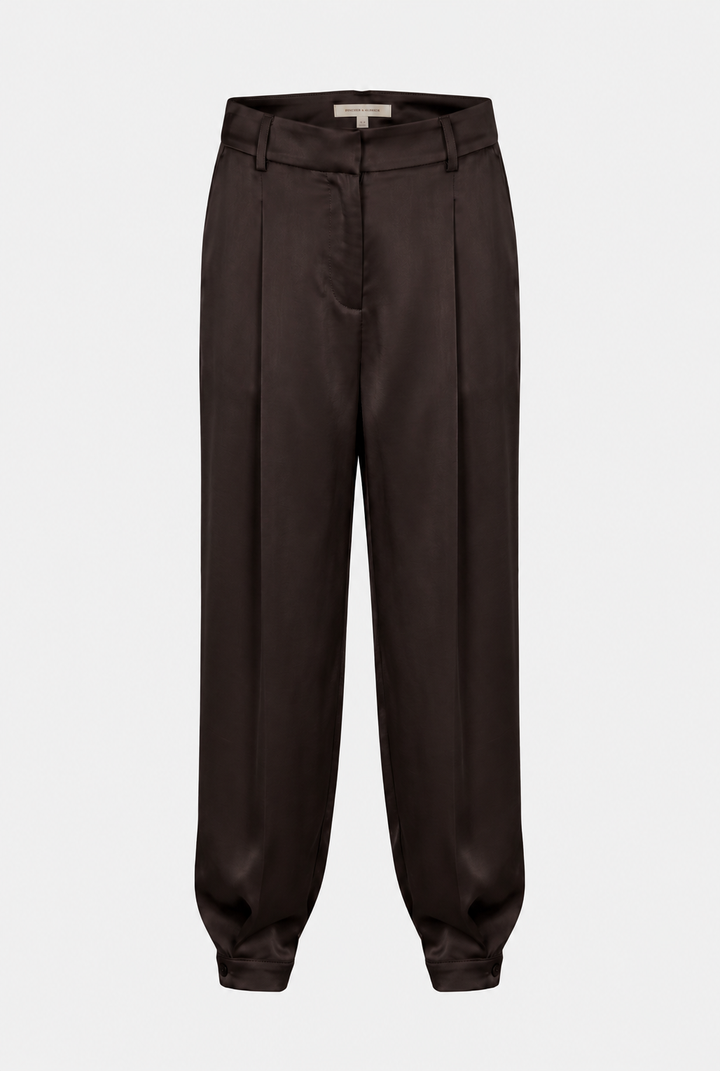 CAPRI BARREL CHOCOLATE BROWN PANTS