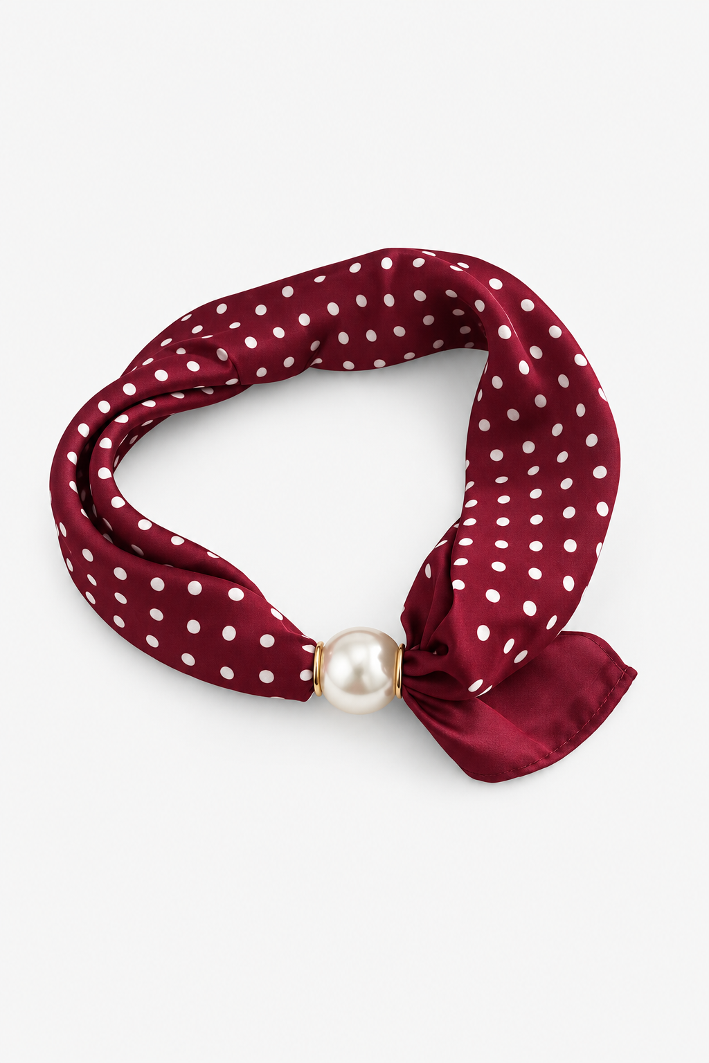 POLKA SATIN SCARF