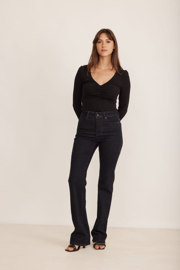 Hailey Bootcut Blue-black Jeans