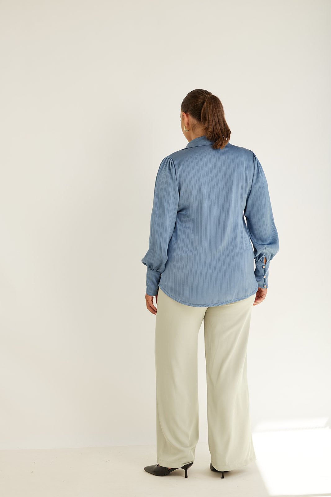 MANDY BLUE DENIM SHIRT