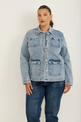 Denim Pockets Jacket