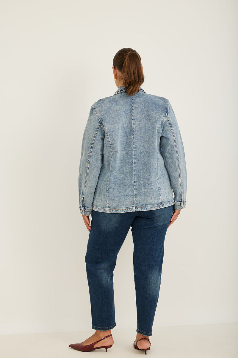 Denim Pockets Jacket