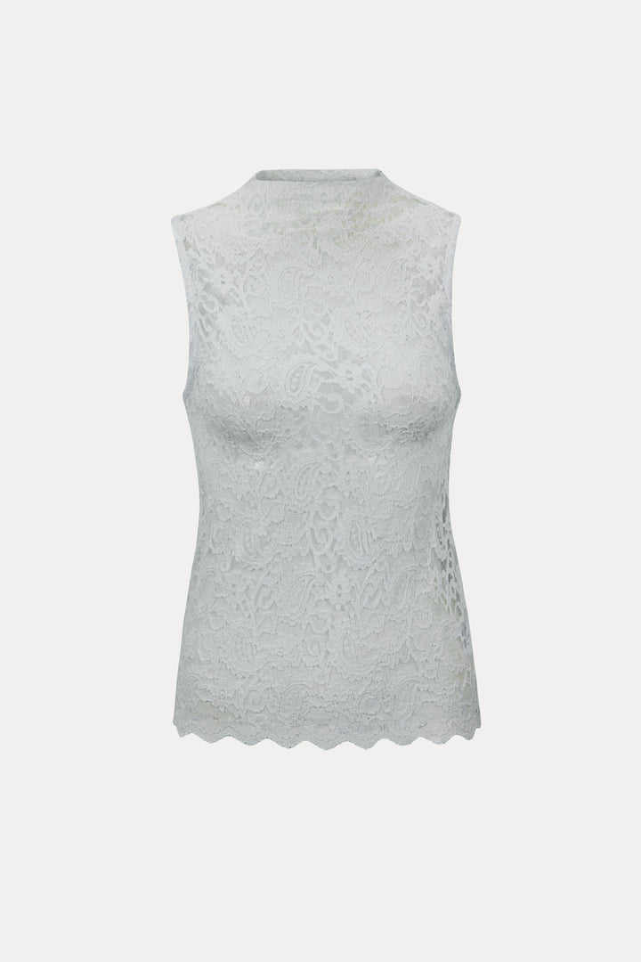 FAYE WHITE LACE TOP