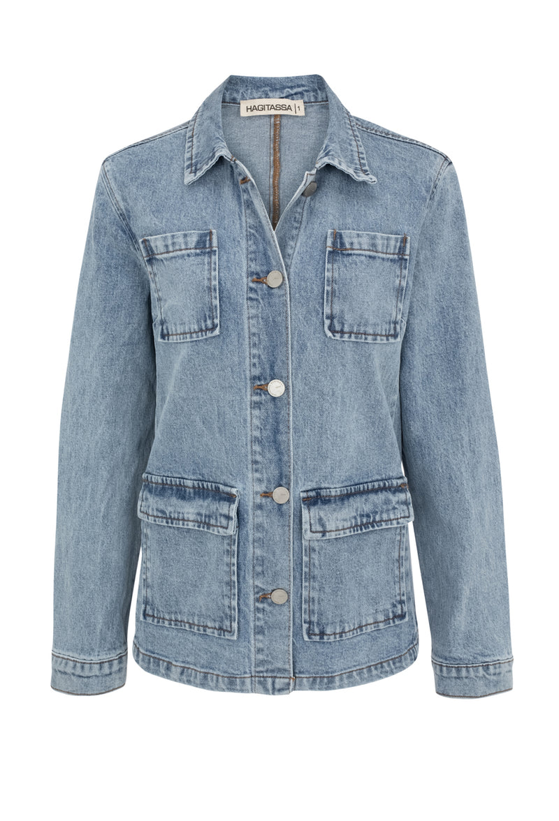 Denim Pockets Jacket