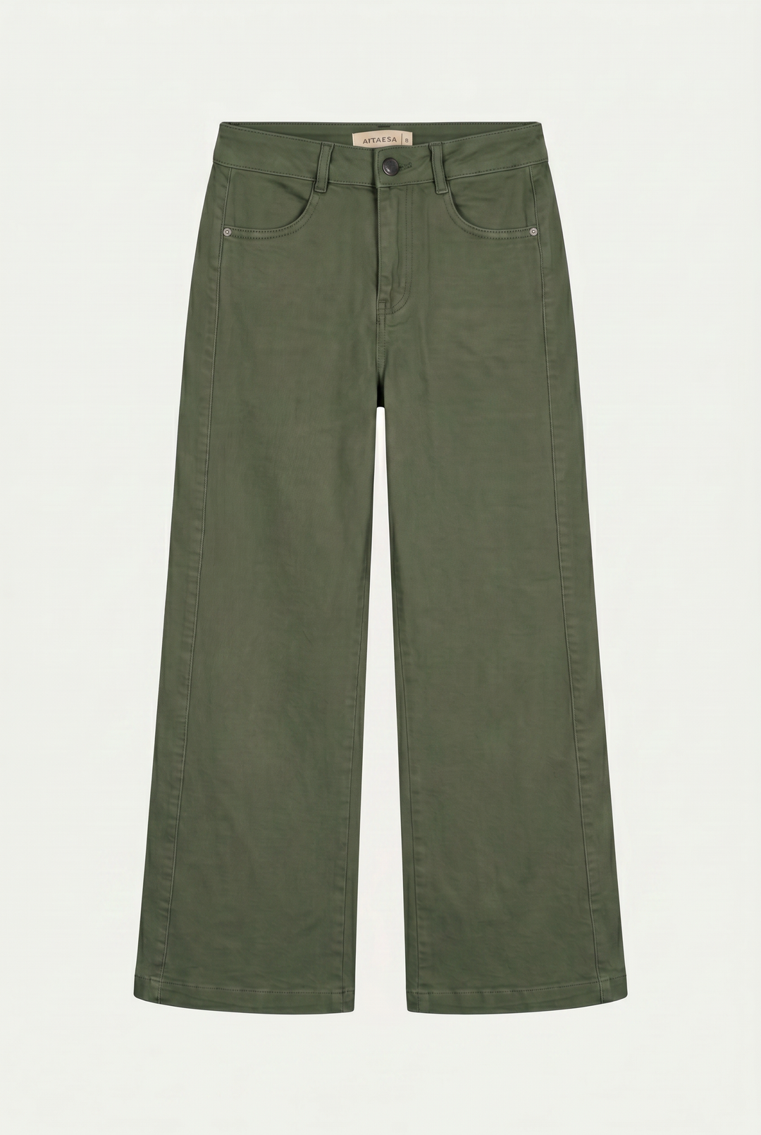 JODIE DRIL GREEN PANTS