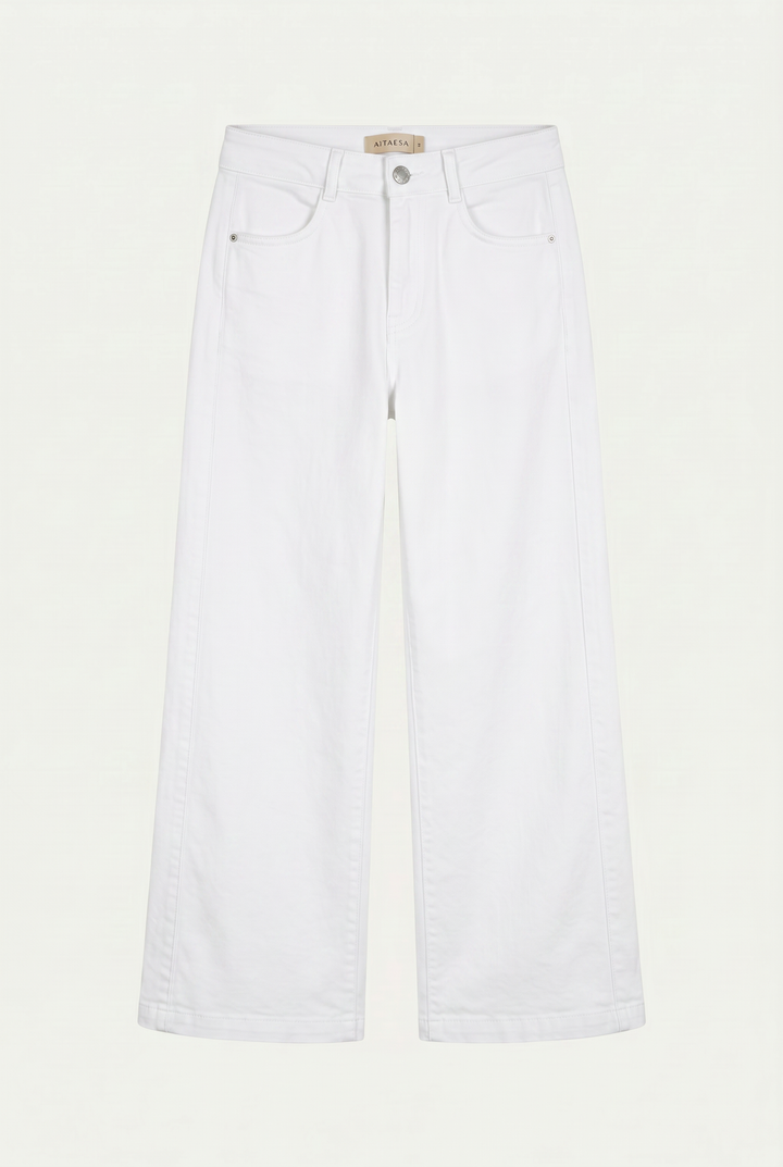 JODIE DRIL WHITE  PANTS