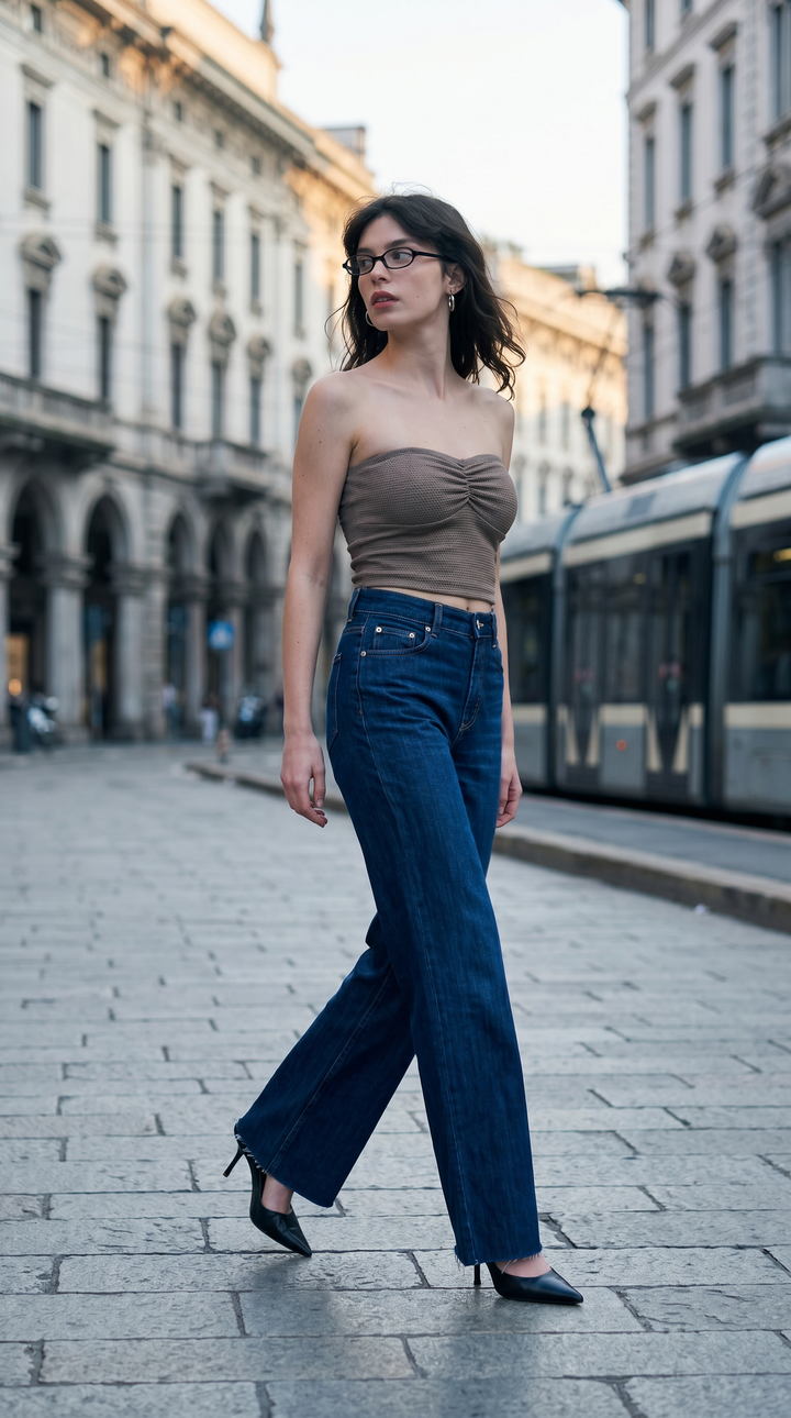 BILLY MOCHA STRAPLESS