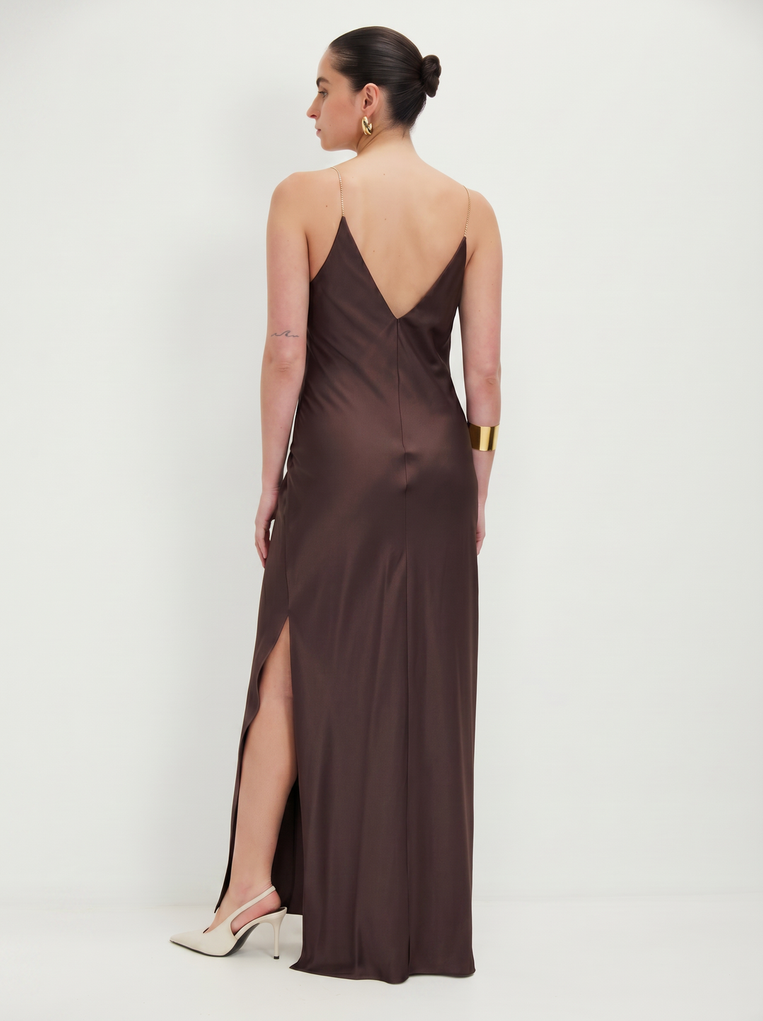 OLIVIA CHOCOLATE BROWN DRESS