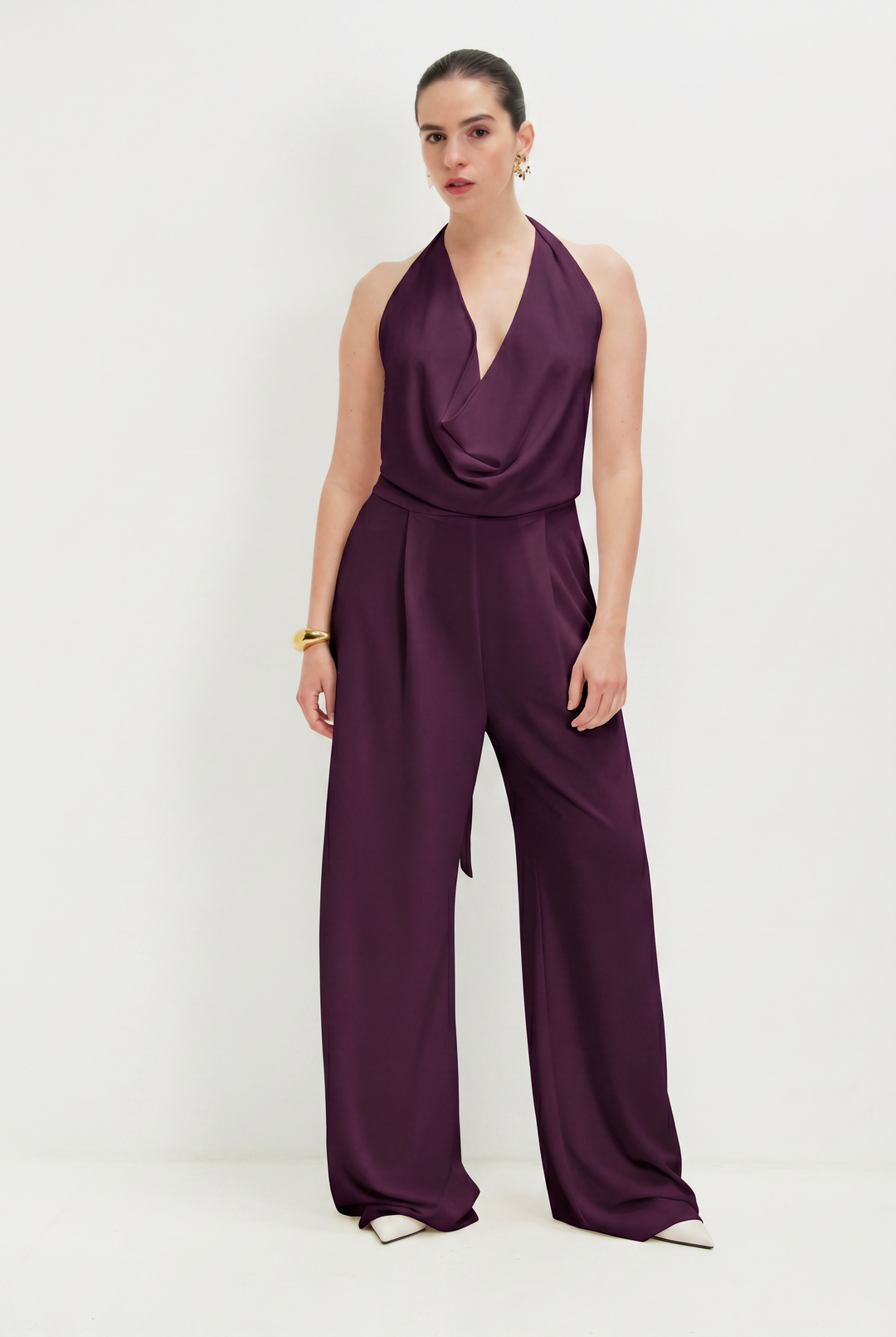 BILLIE EGGPLANT OVERALL