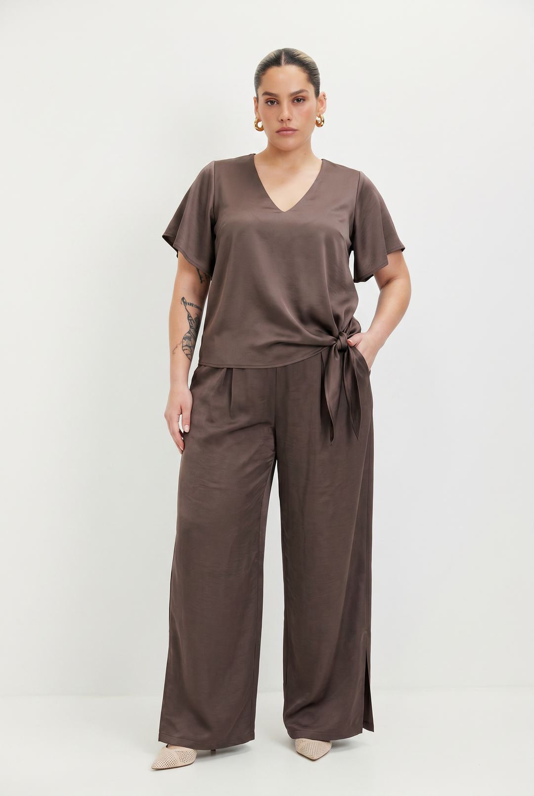 TONY CHOCOLATE BROW PANTS
