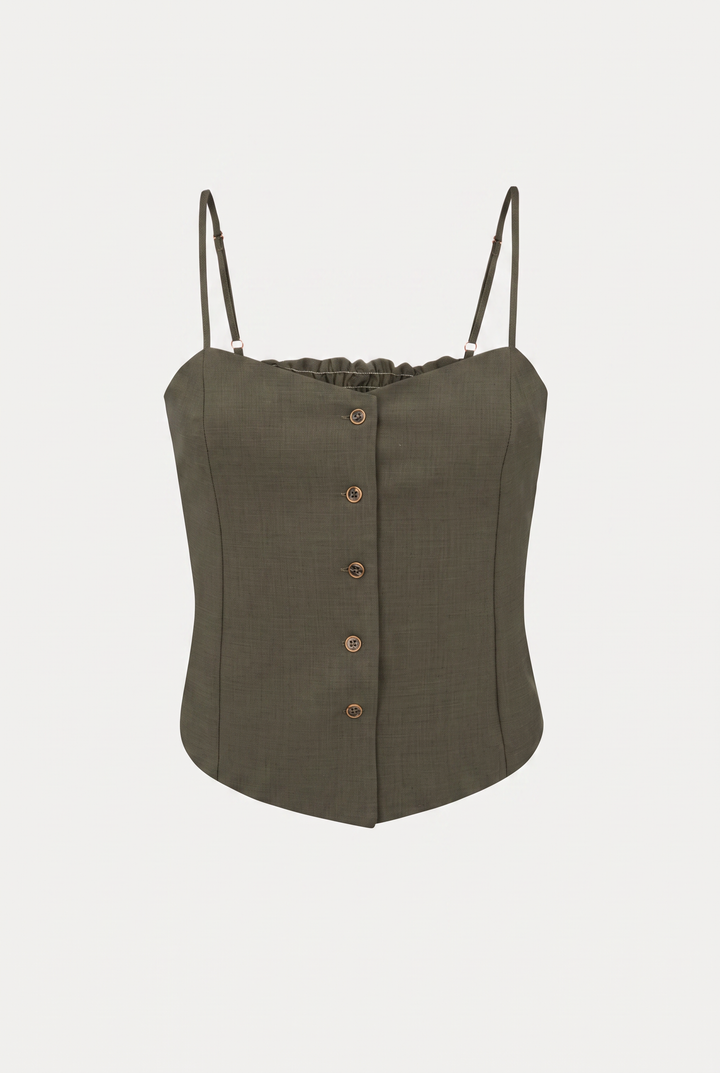 OR DARL OLIVE TOP