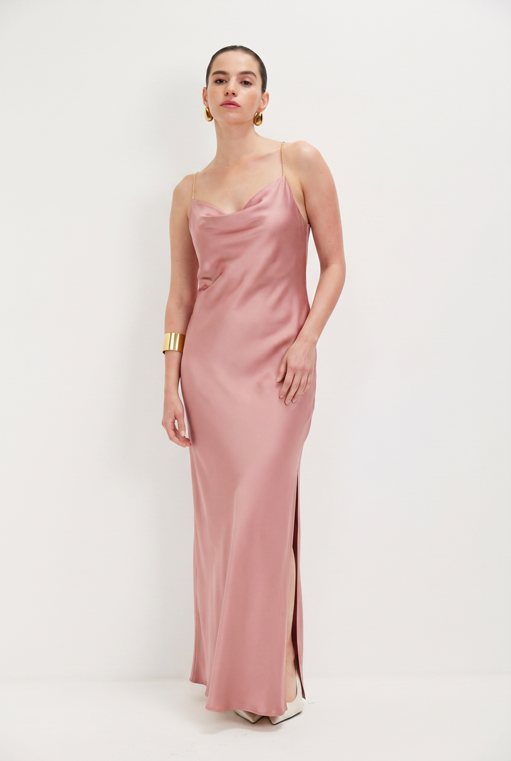 OLIVIA POWDER  DRESS