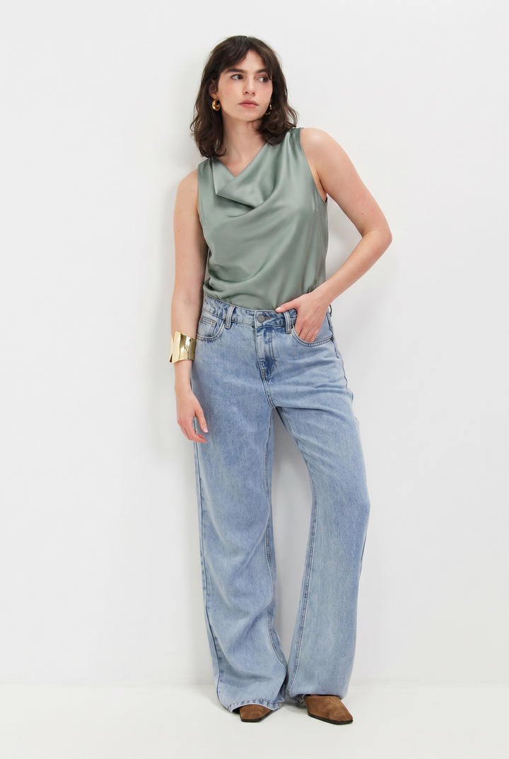 ALEXA MINT GREEN TOP
