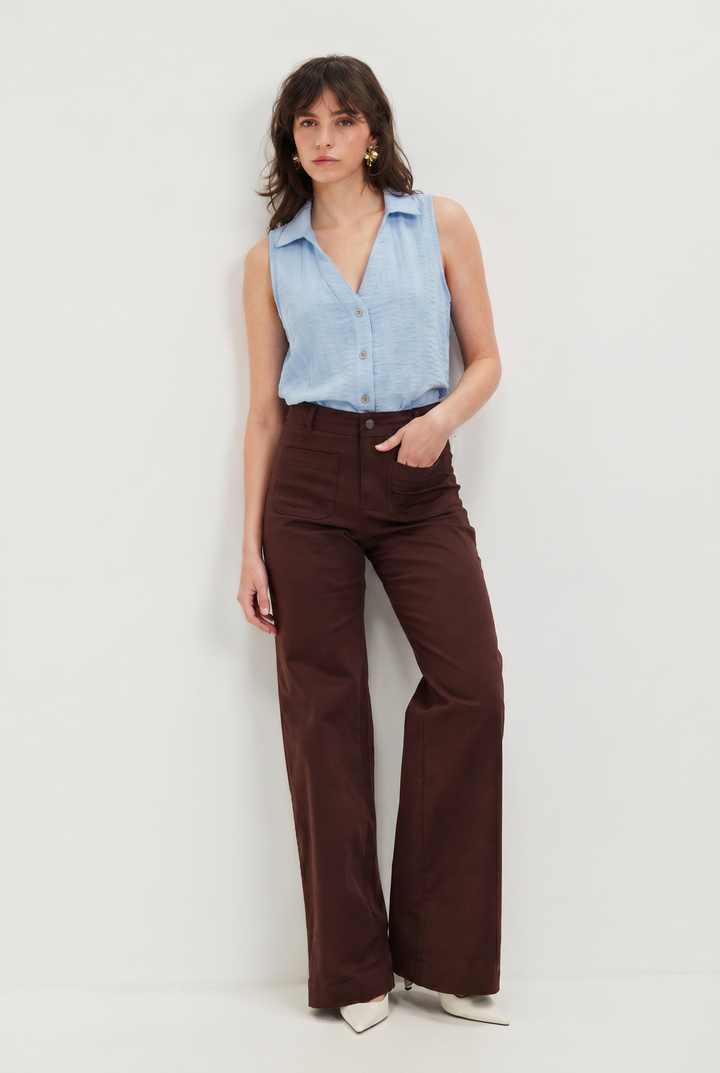 JANET LIGHT BLUE TOP