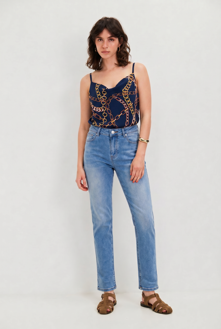 Camille blue Top