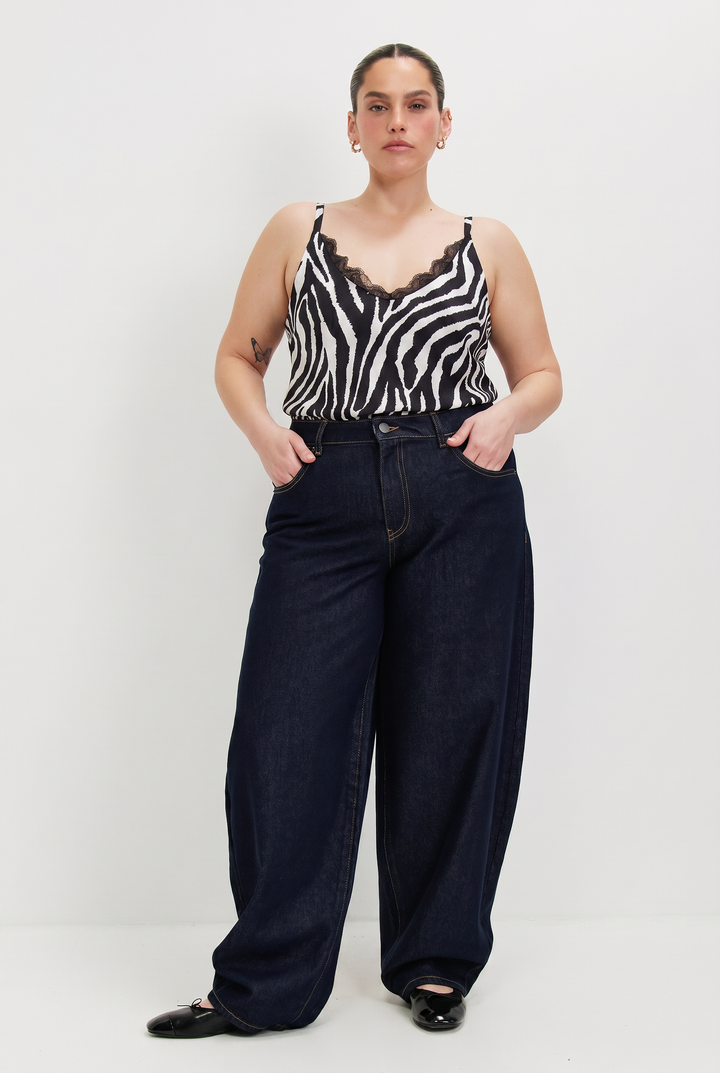 Hadar white zebra Top