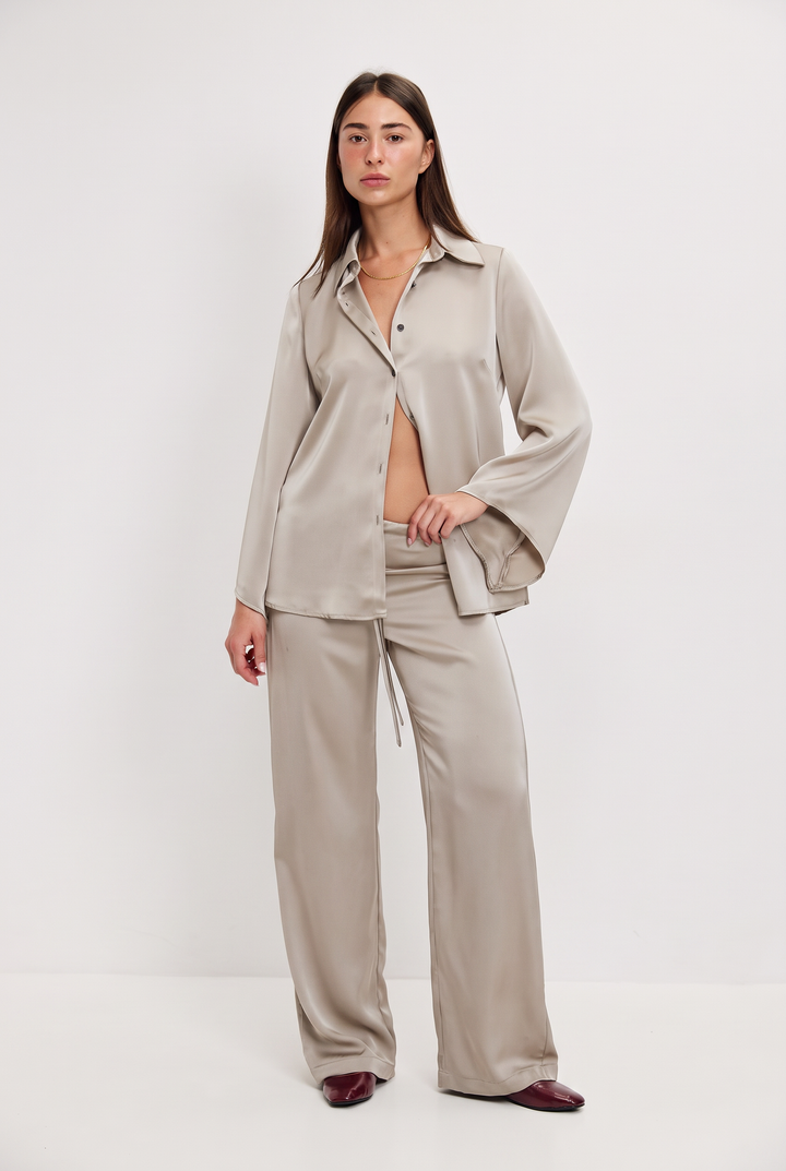 WENDY SATIN STONE SHIRT