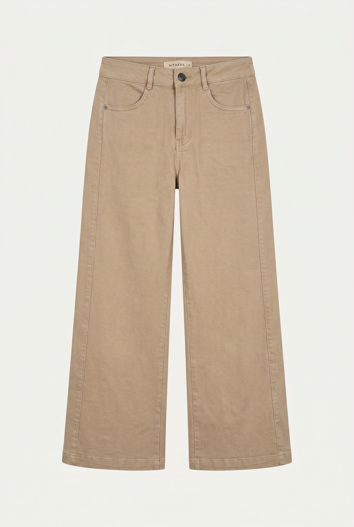 JODIE DRIL MOCHA PANTS