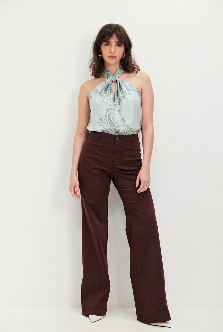 HANNAH LIGHT BLUE TOP