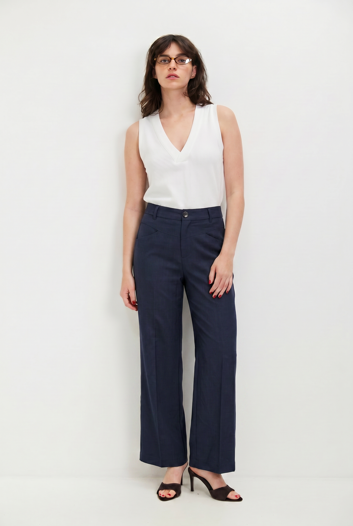 CORIN NAVY BLUE CLASSIC PANTS