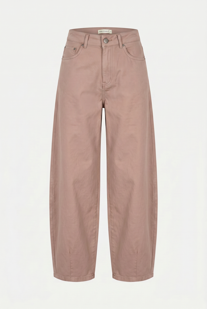 BARREL DRIL MOCHA PANTS