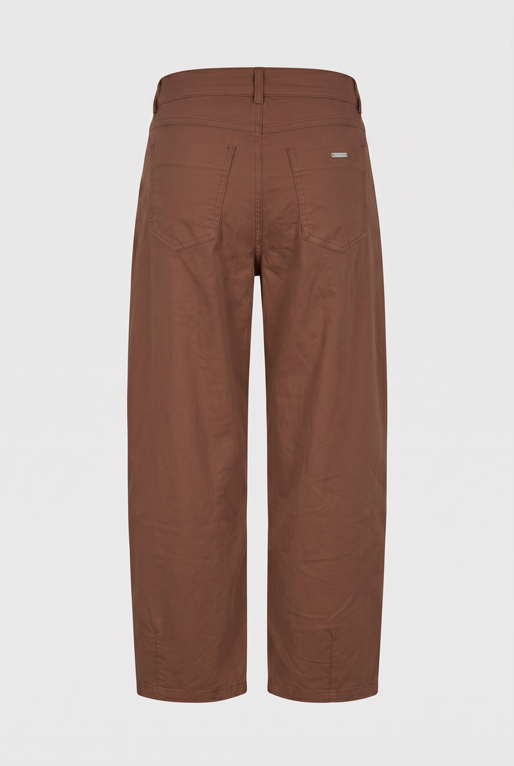 BARREL DRIL BROWN PANTS