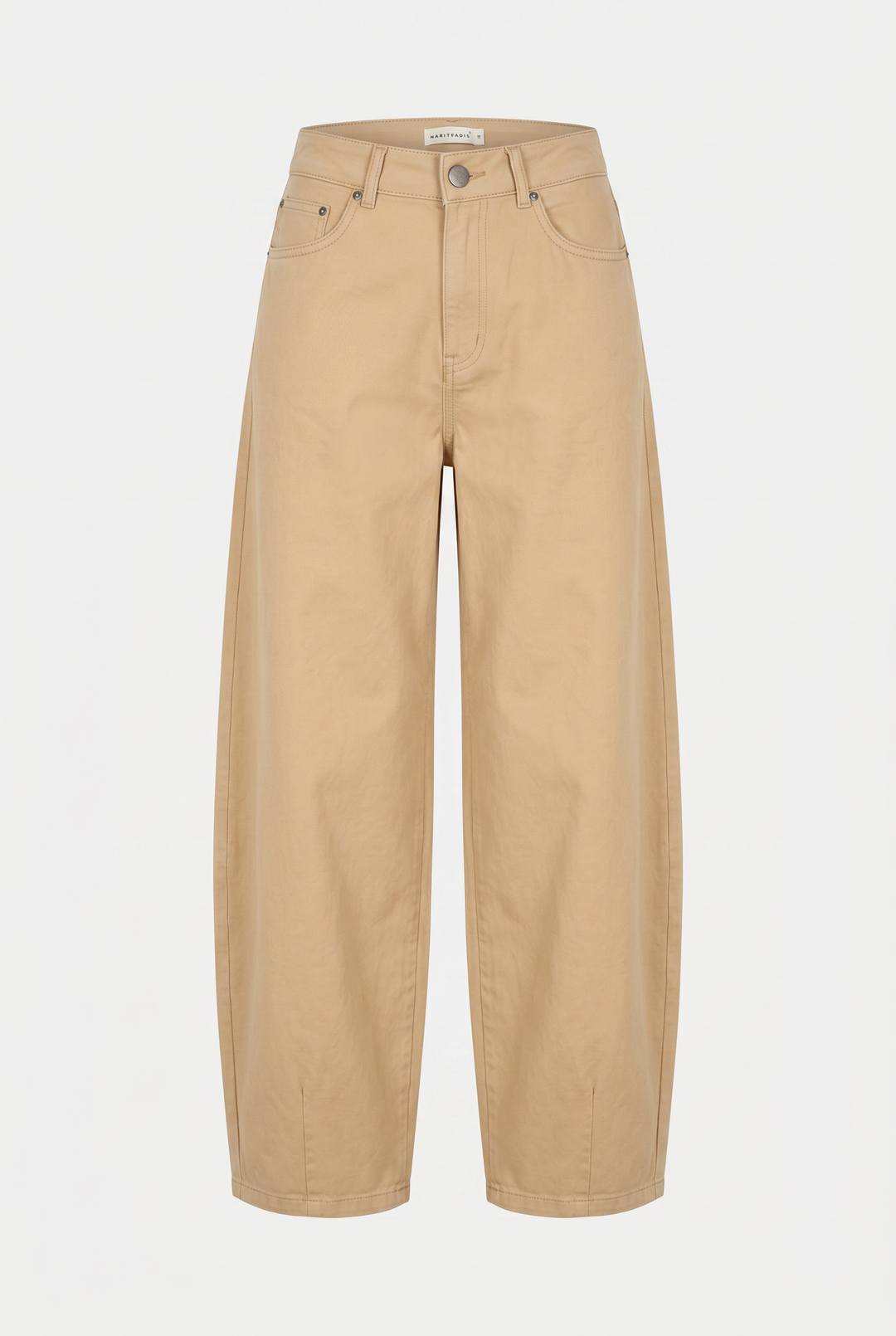 BARREL DRIL BUTTER PANTS