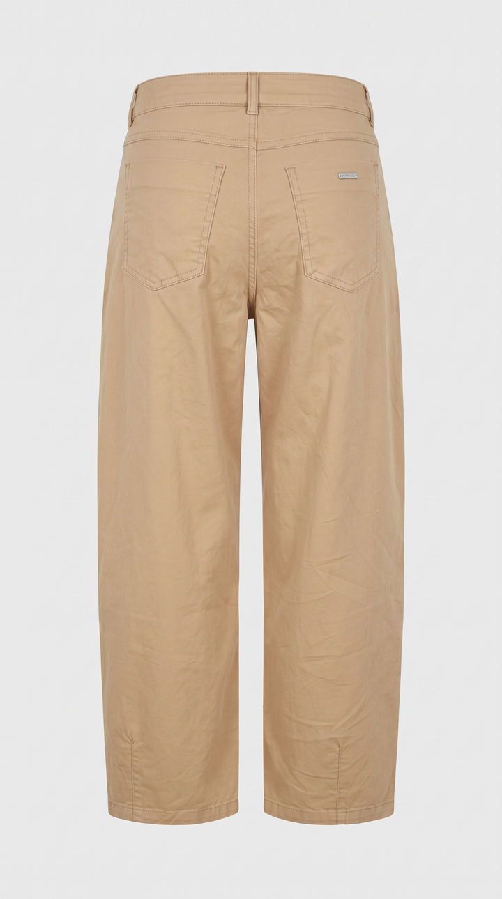 BARREL DRIL BUTTER PANTS