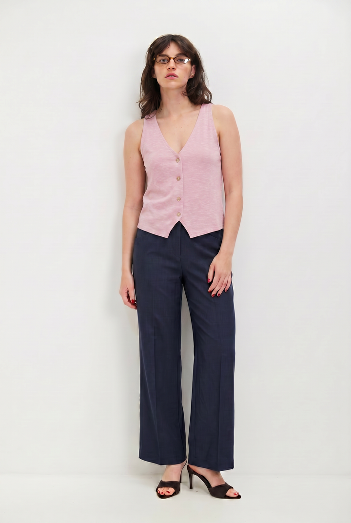 pearla pink top vest