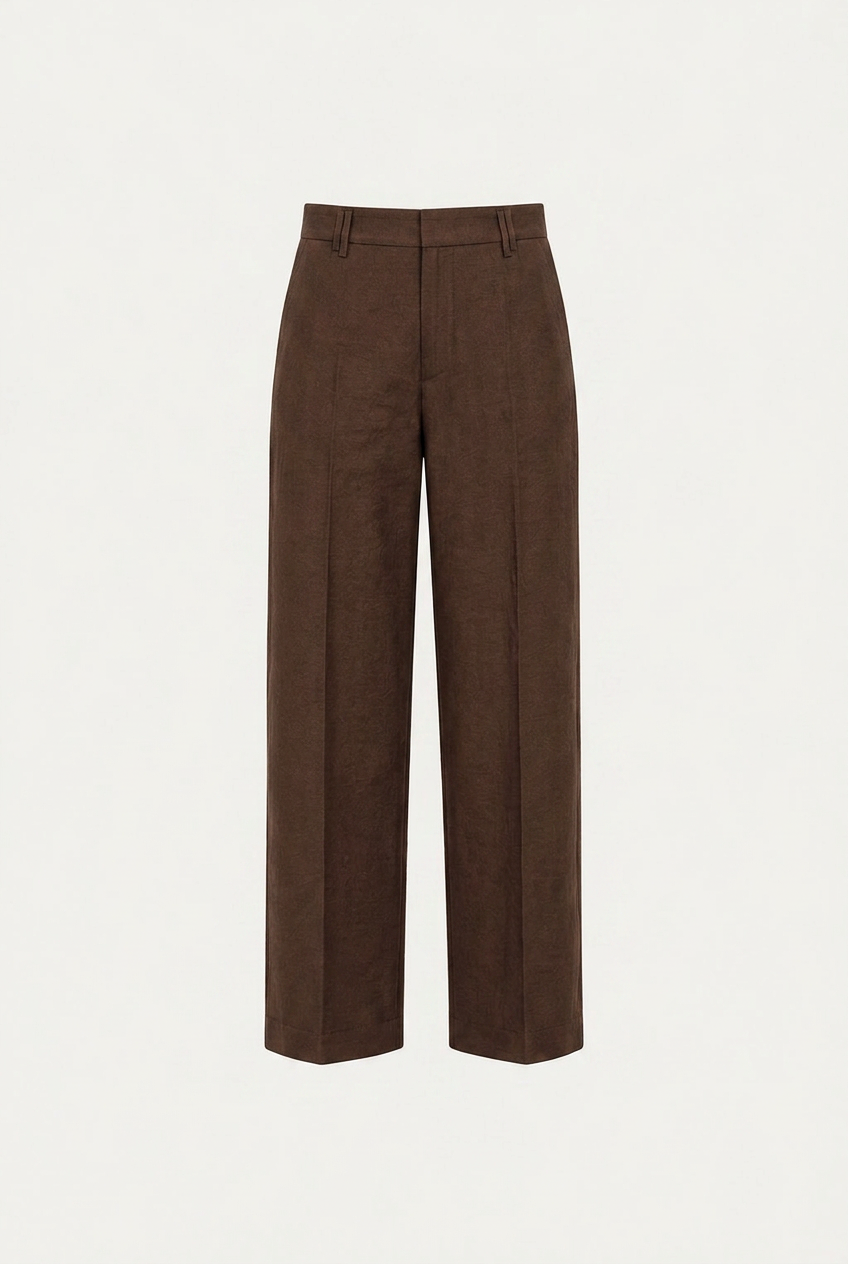 JUNE CIGAR CHOCOLATE BROWN PANTS