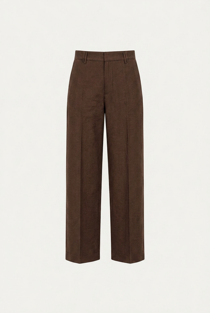 JUNE CIGAR CHOCOLATE BROWN PANTS