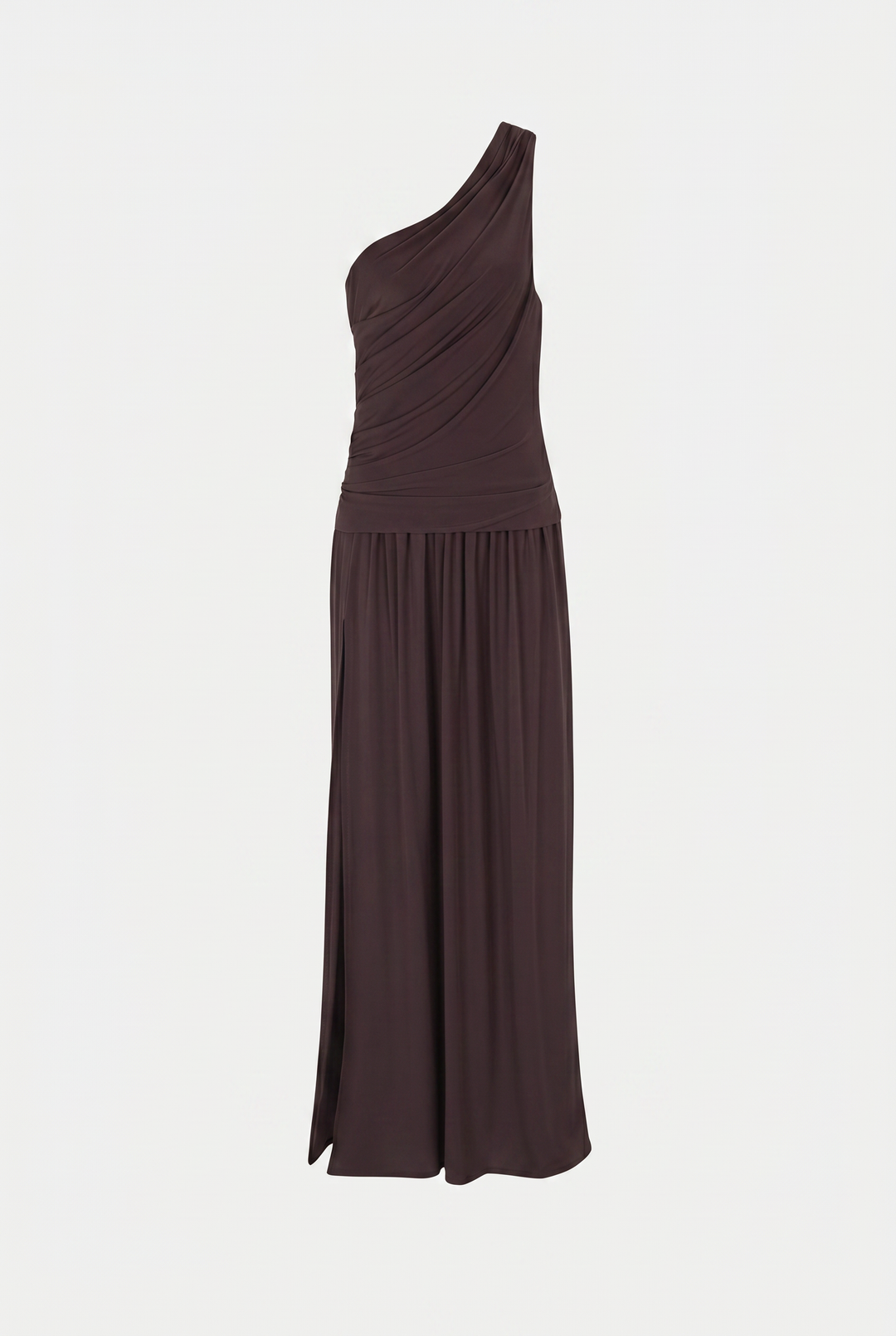 NETA  CHOCOLATE BROWN DRESS