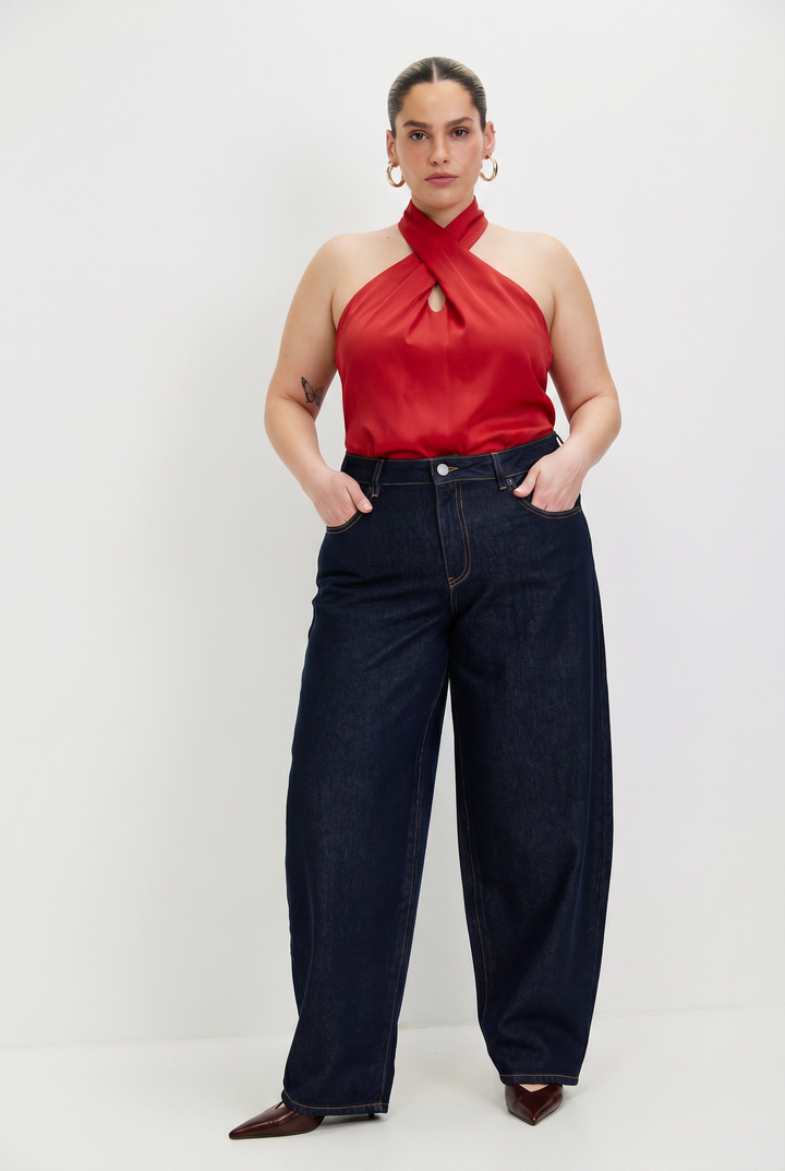 FRANCINE RED TOP