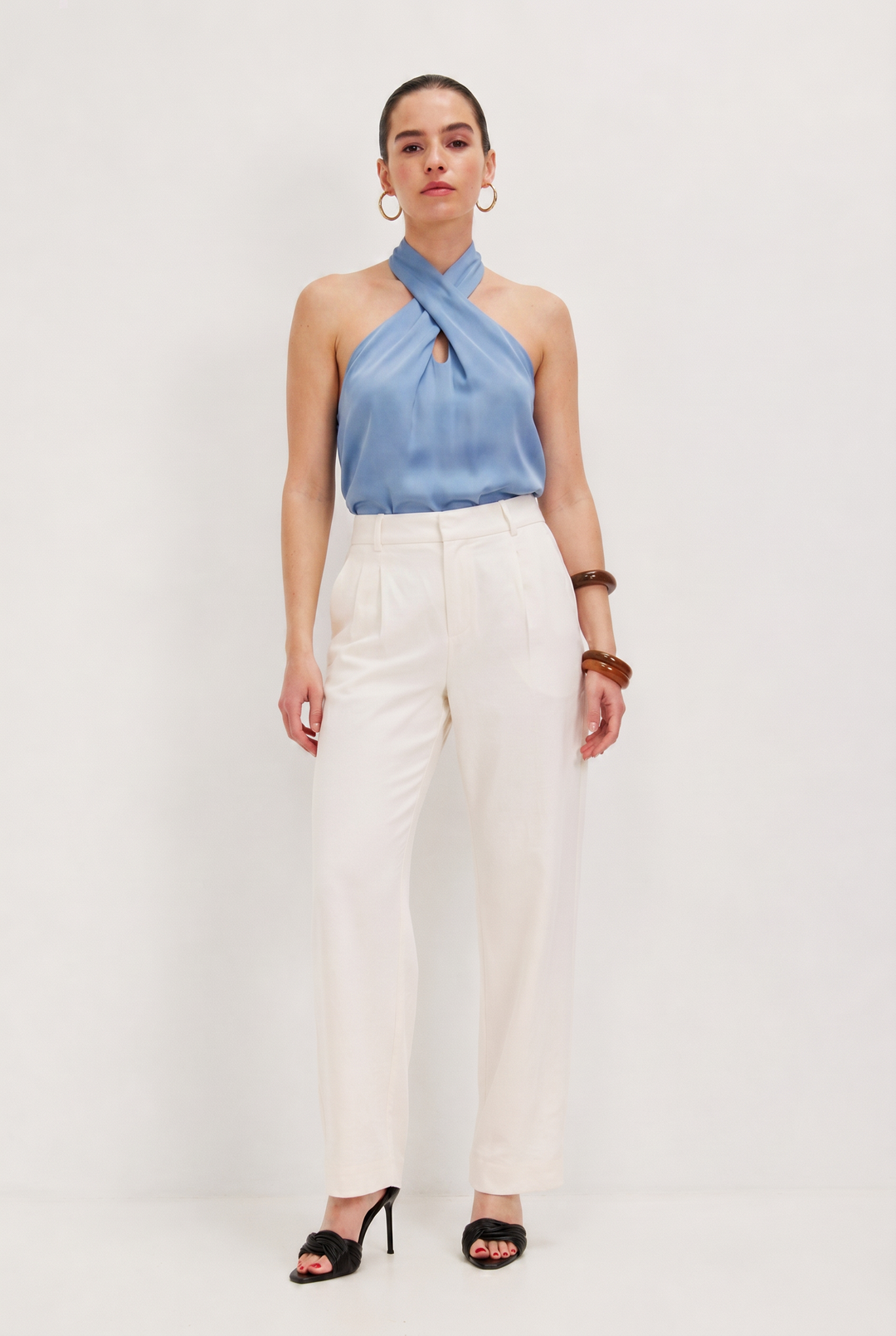 FRANCINE LIGHT BLUE TOP